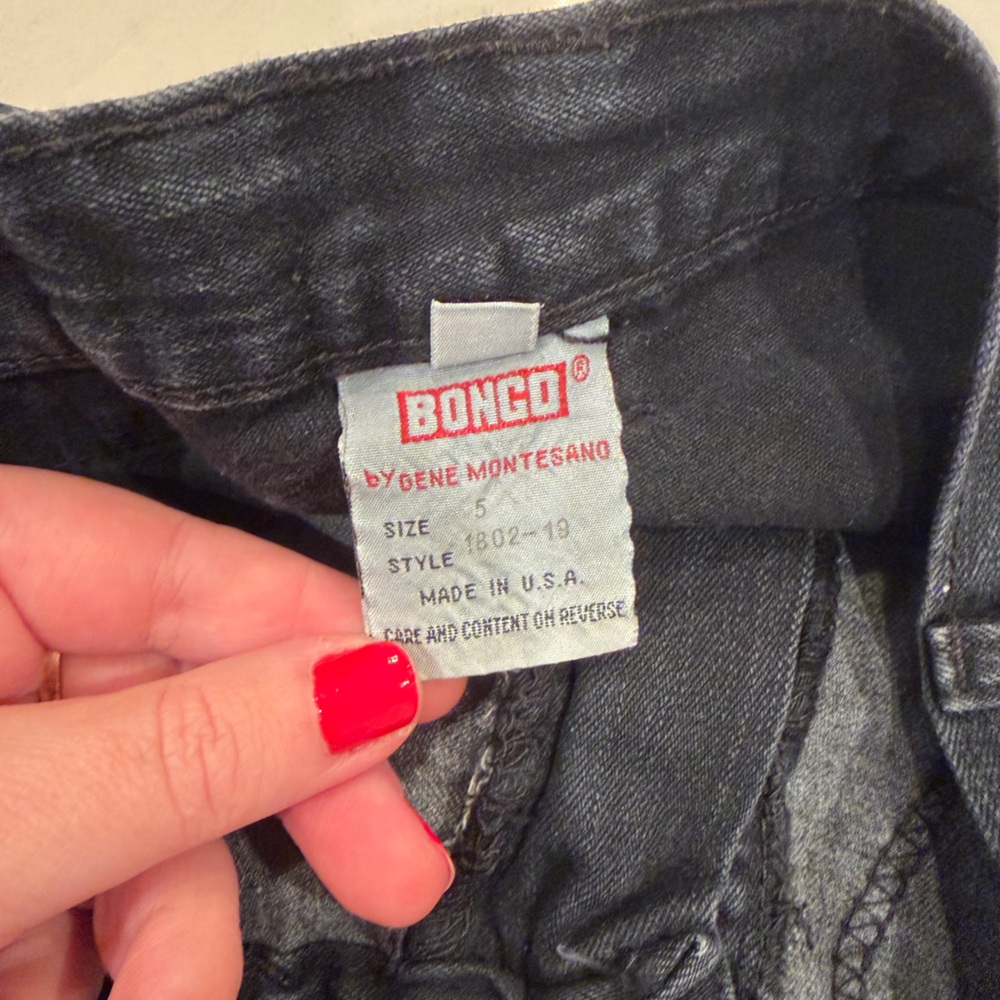 BONGO Women's black Denim Shorts - Picture 3 of 6